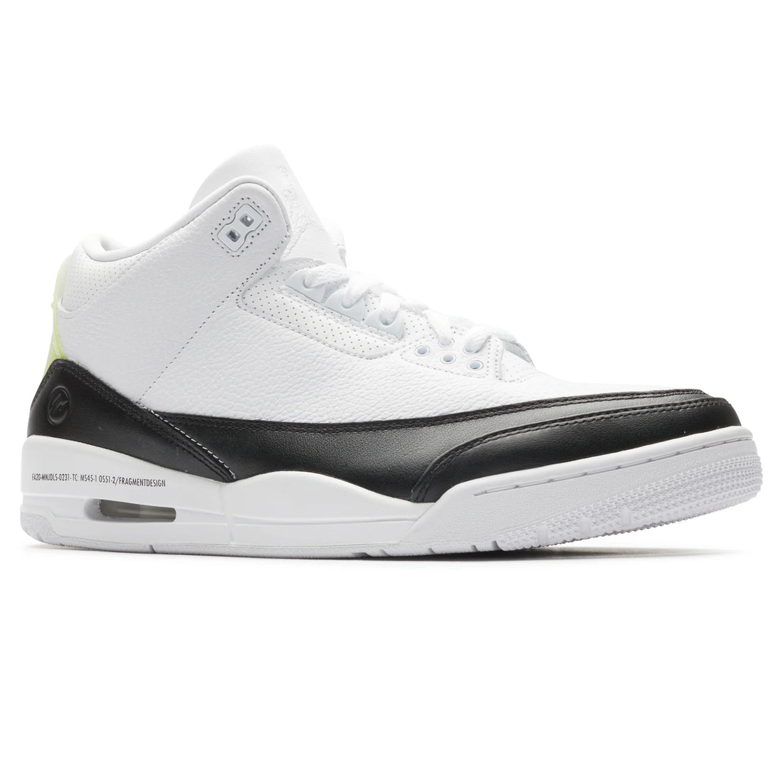 Air Jordan 3 x Fragment White Retro Sneaker (Discolouration On The Heel)