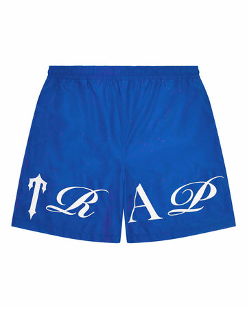 Script Shell Shorts - Blue/White