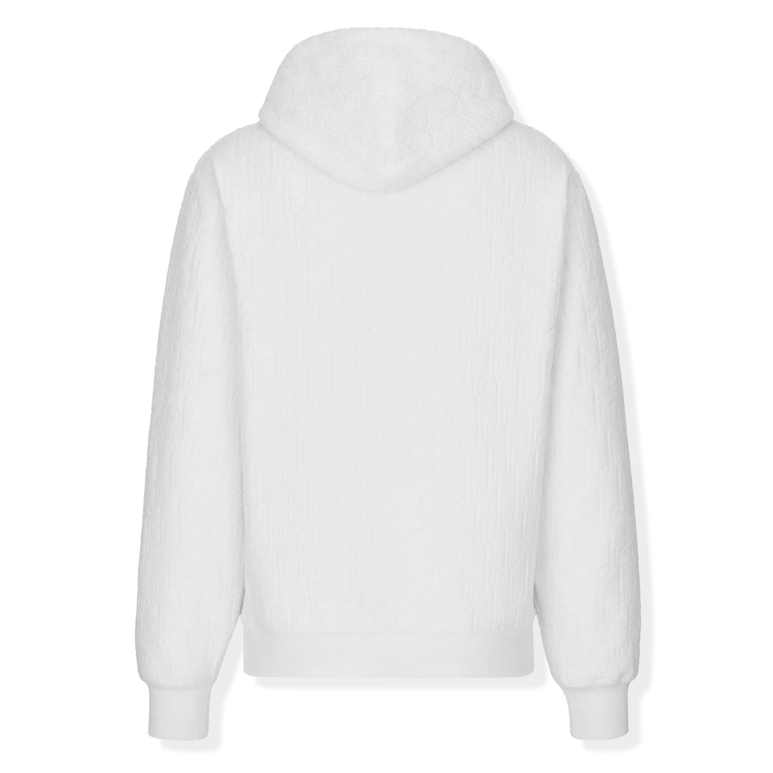 Dior Oblique Towelling Terry White Hoodie