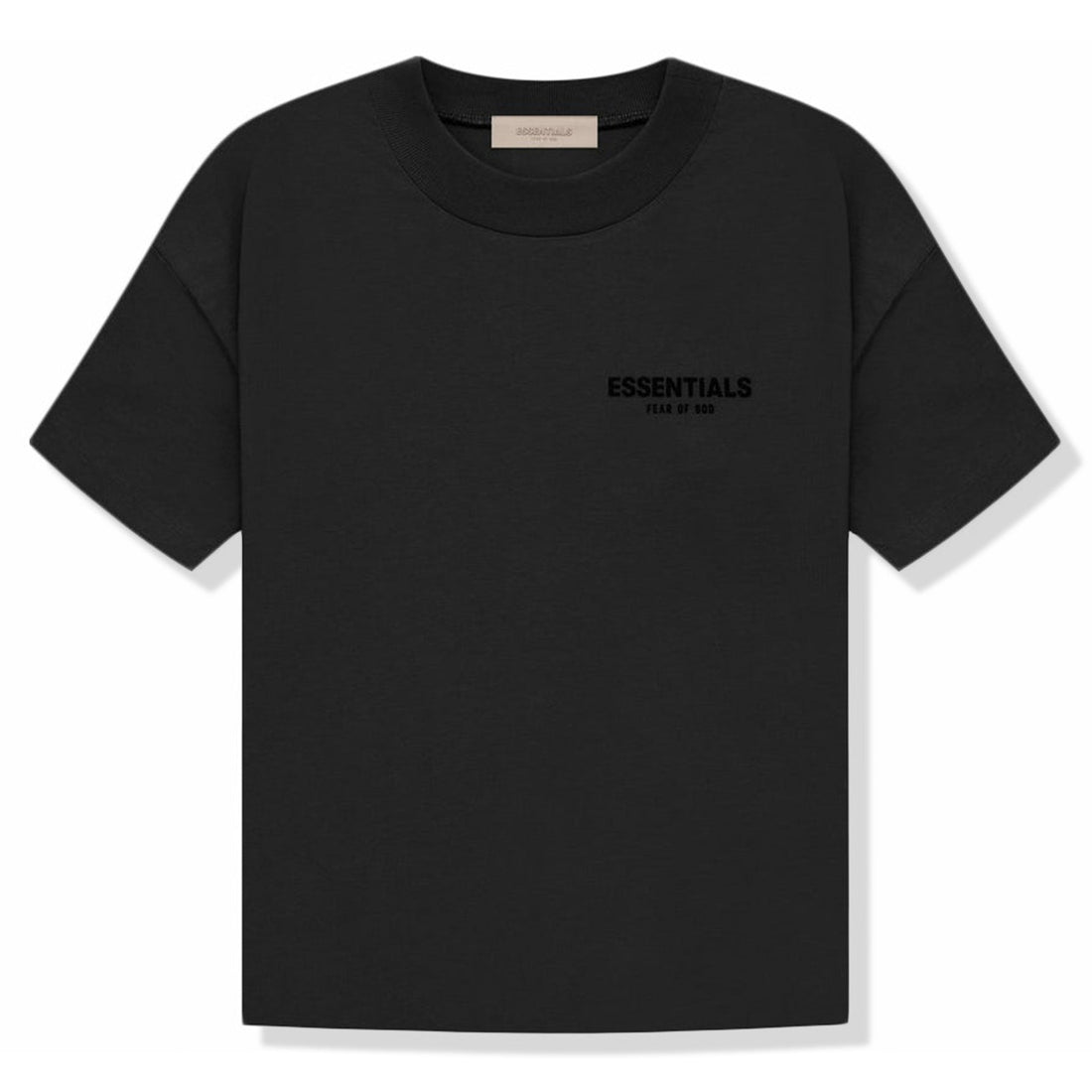 Fear Of God Essentials Black T Shirt (SS22)