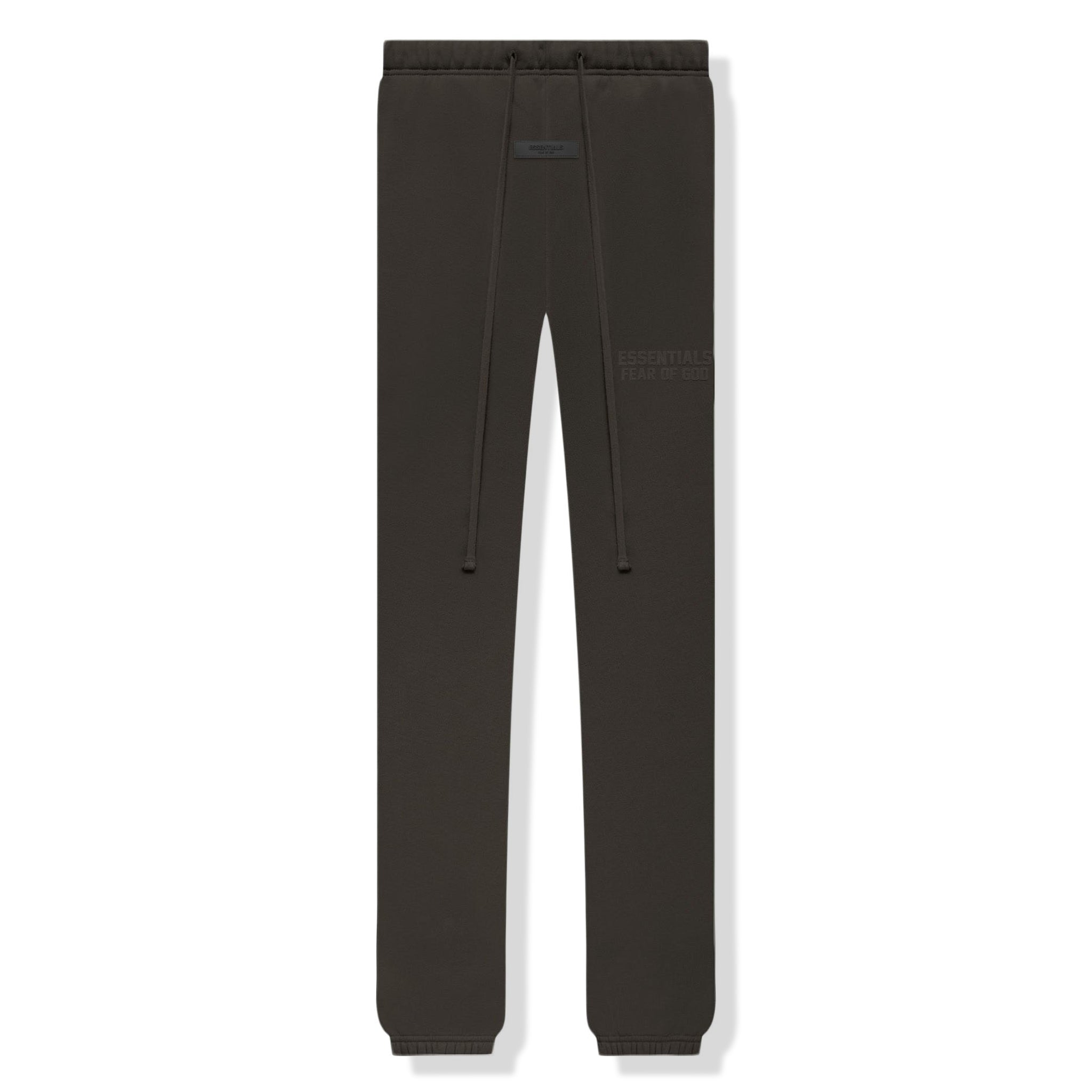 Fear Of God Essentials Flocked Off Black Sweatpants (FW22)