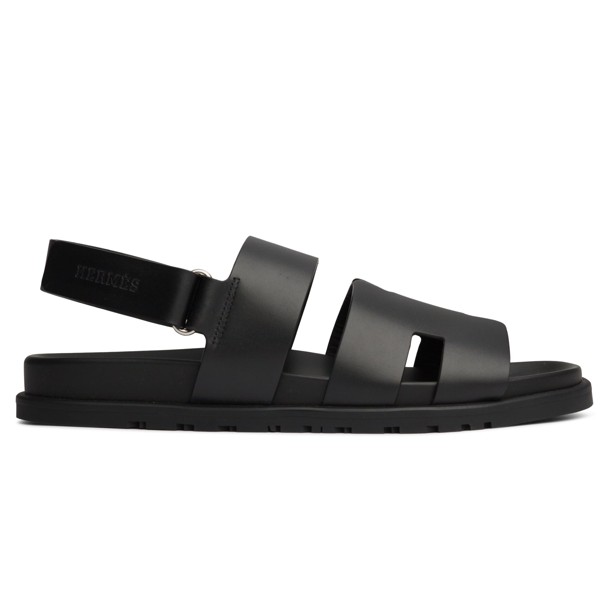 Hermès Paris Genius Black Sandal