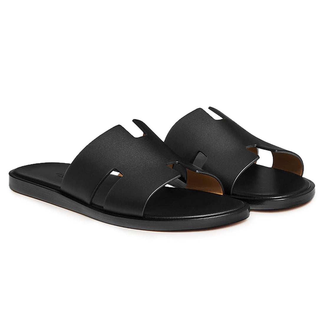 Hermès Paris Izmir Black Sandal