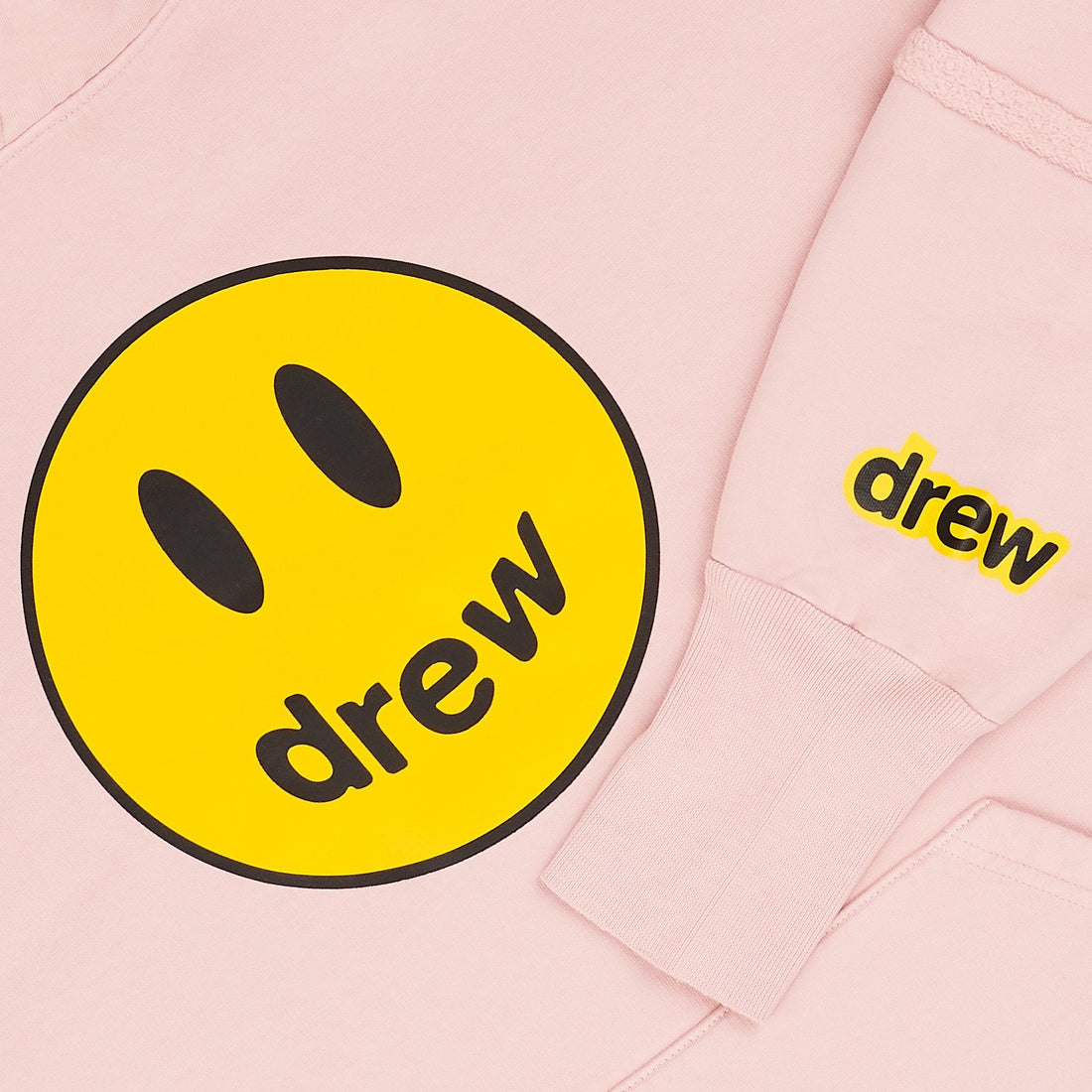 Drew House Mascot Deconstructed Hoodie Dusty Pink