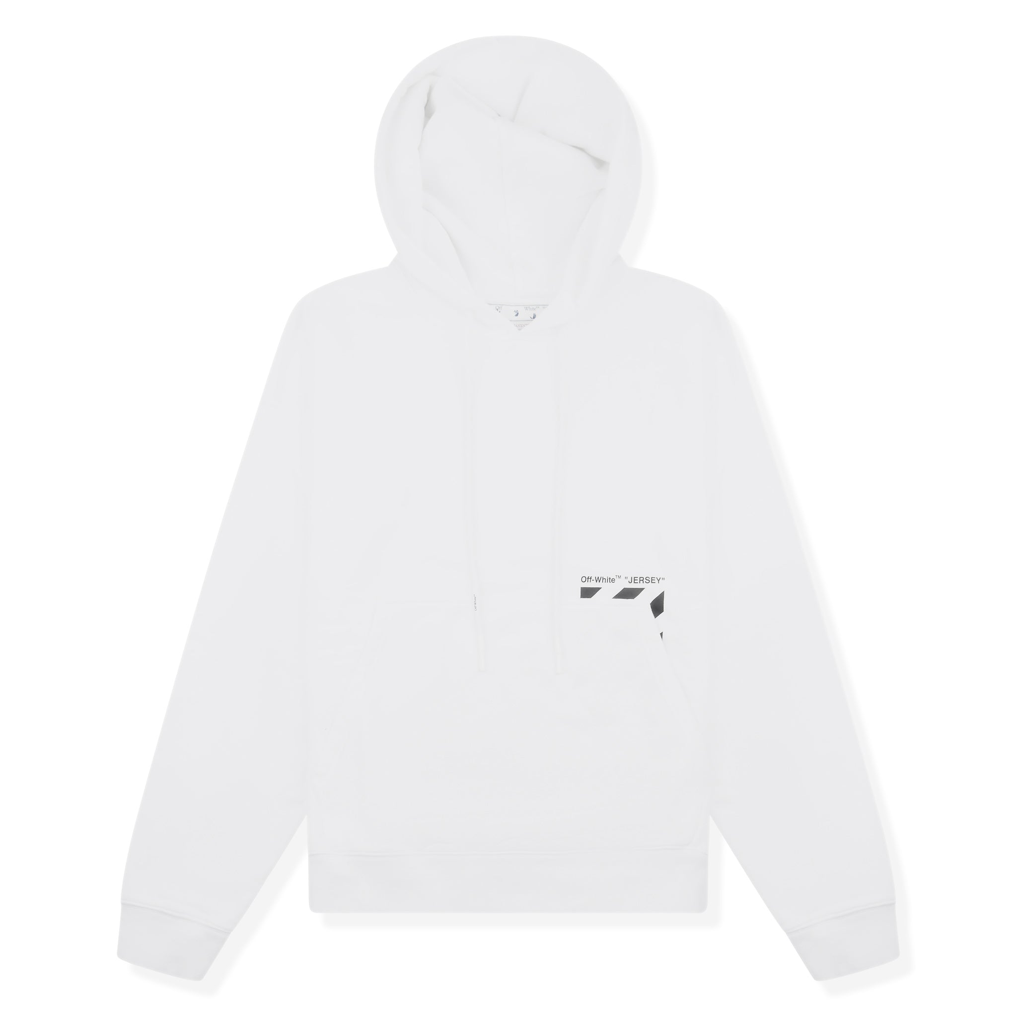 Off-White Diagonal Stripe White Hoodie