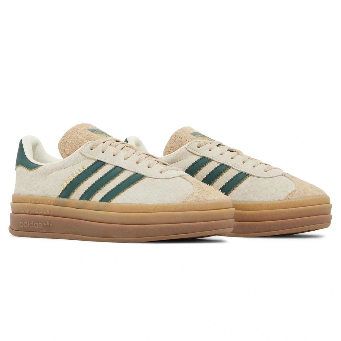 Adidas Gazelle Bold Cream Collegiate Green (W)