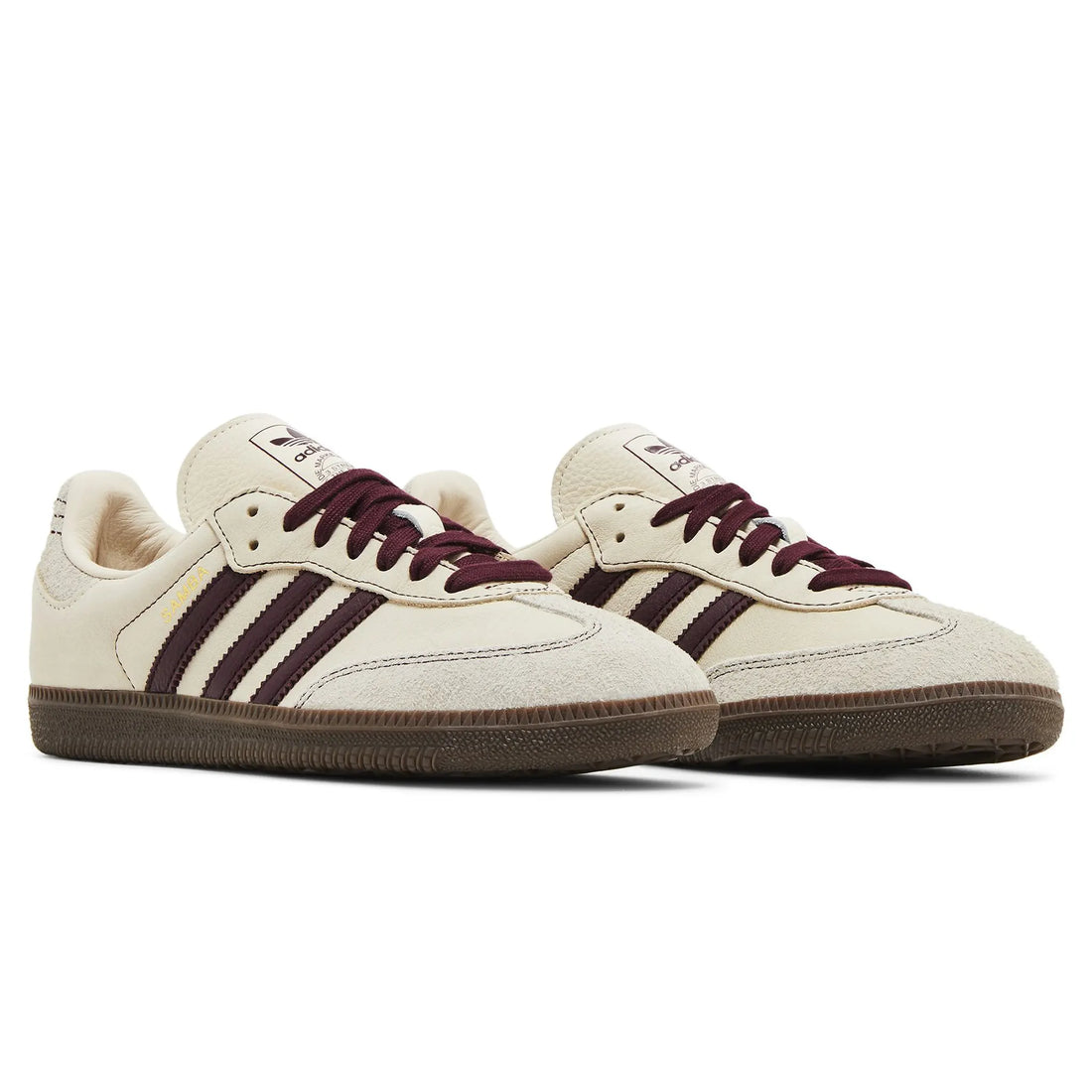 Adidas Samba OG Wonder White Maroon (W)