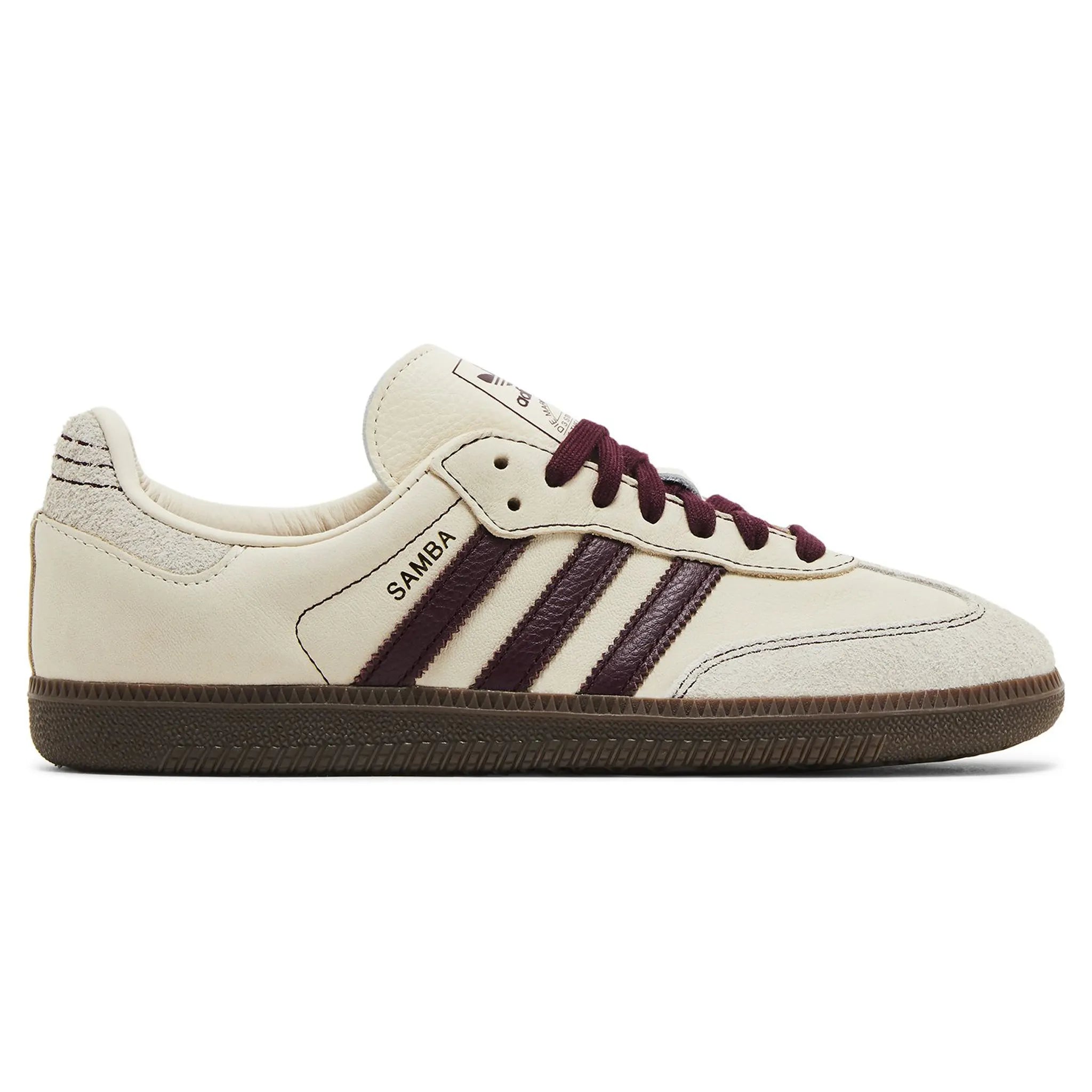 Adidas Samba OG Wonder White Maroon (W)