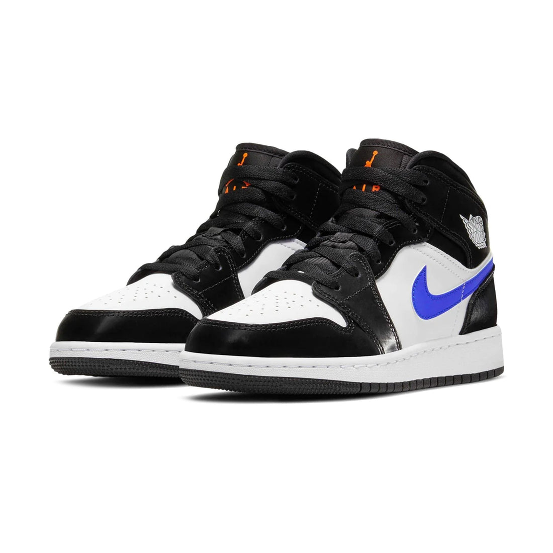 Air Jordan 1 Mid Black Racer Blue (GS)