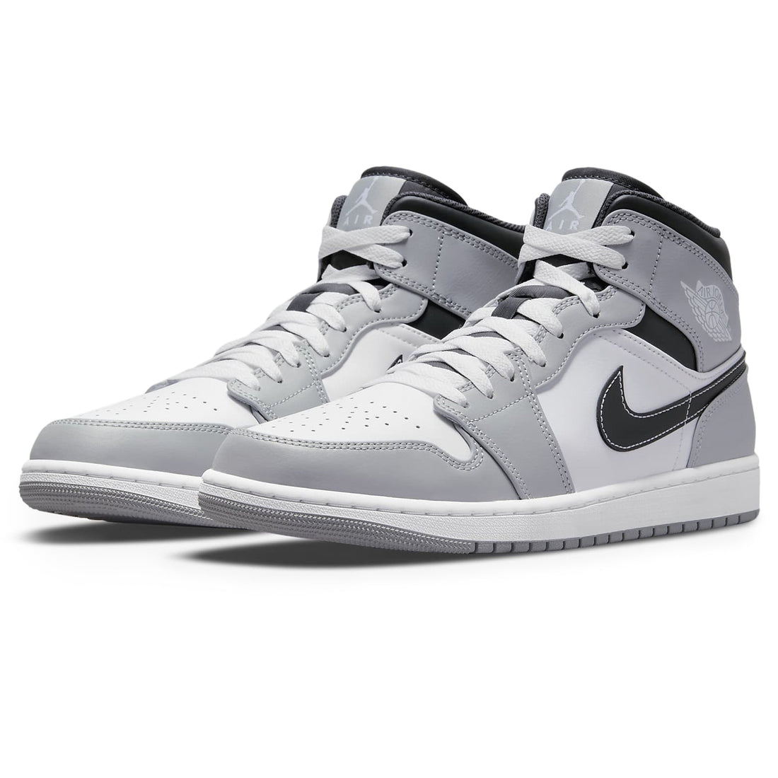 Air Jordan 1 Mid Light Smoke Grey Anthracite