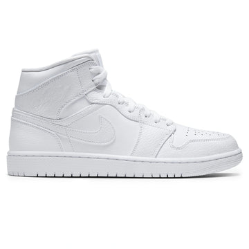 Air Jordan 1 Mid Triple White