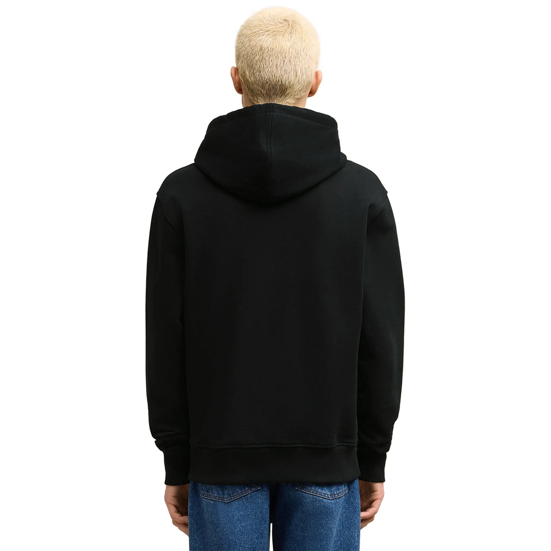 Ami Paris Ami De Coeur Cotton Black Zip-Up Hoodie