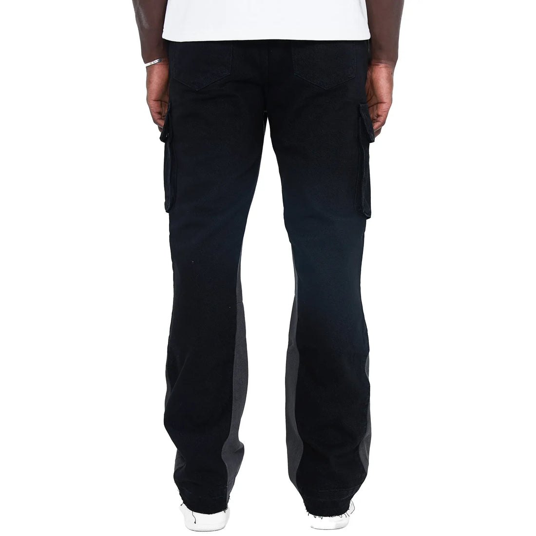 Amicci Renzo Flare Cargo Pants Black