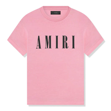 Amiri Kids 'Amiri' Baby Pink T Shirt