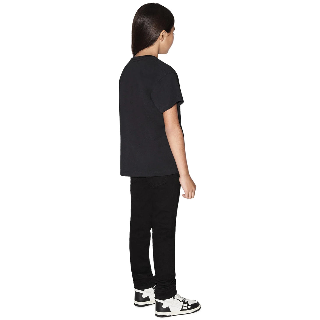 Amiri Kids 'Amiri' Black T Shirt