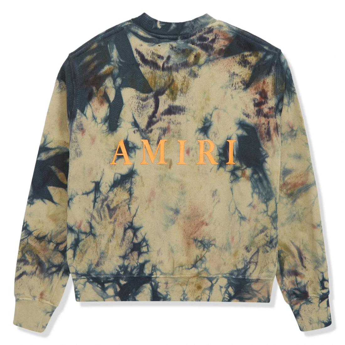 Amiri Kids Bones Tie Dye Green Sweatshirt