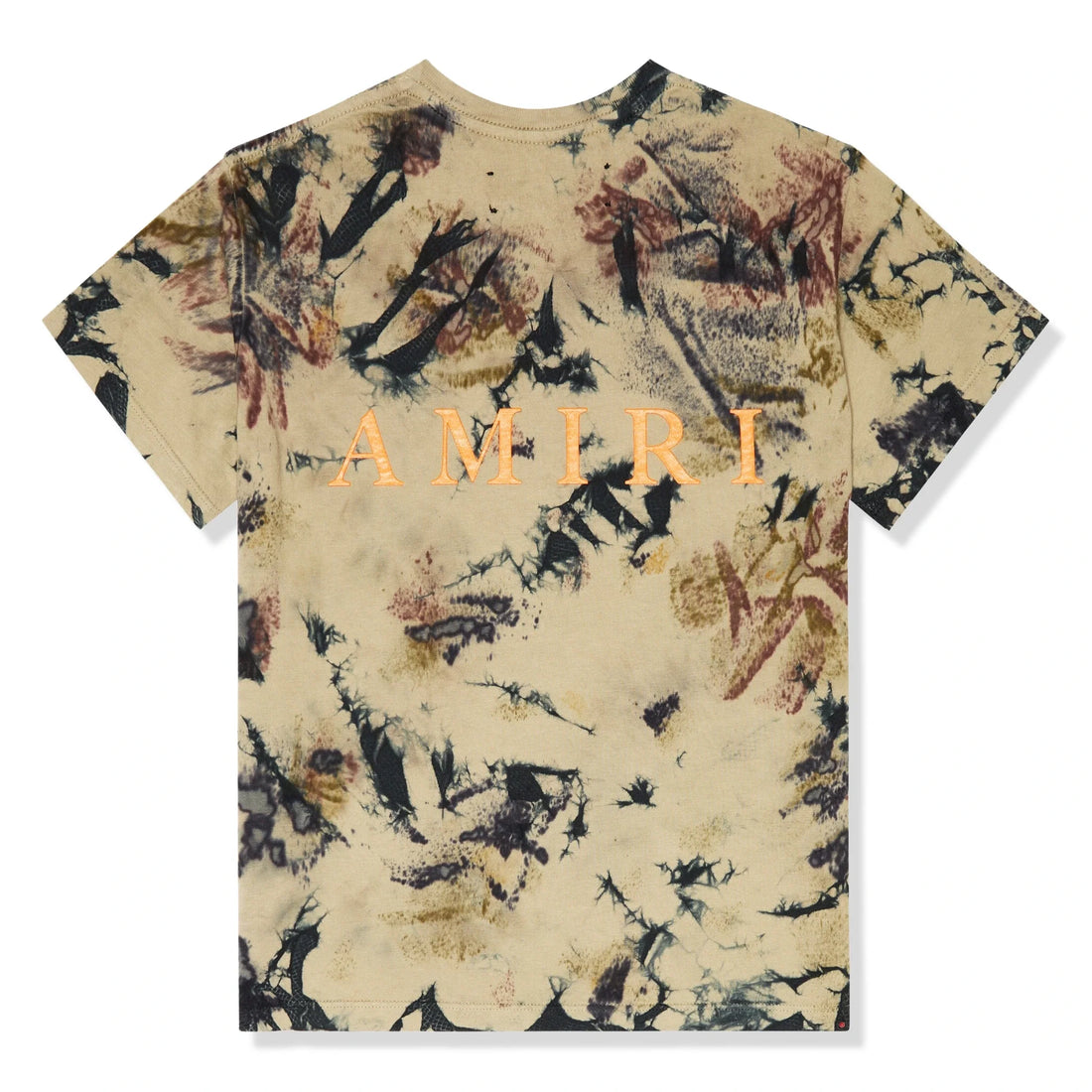 Amiri Kids Bones Tie Dye Green T Shirt