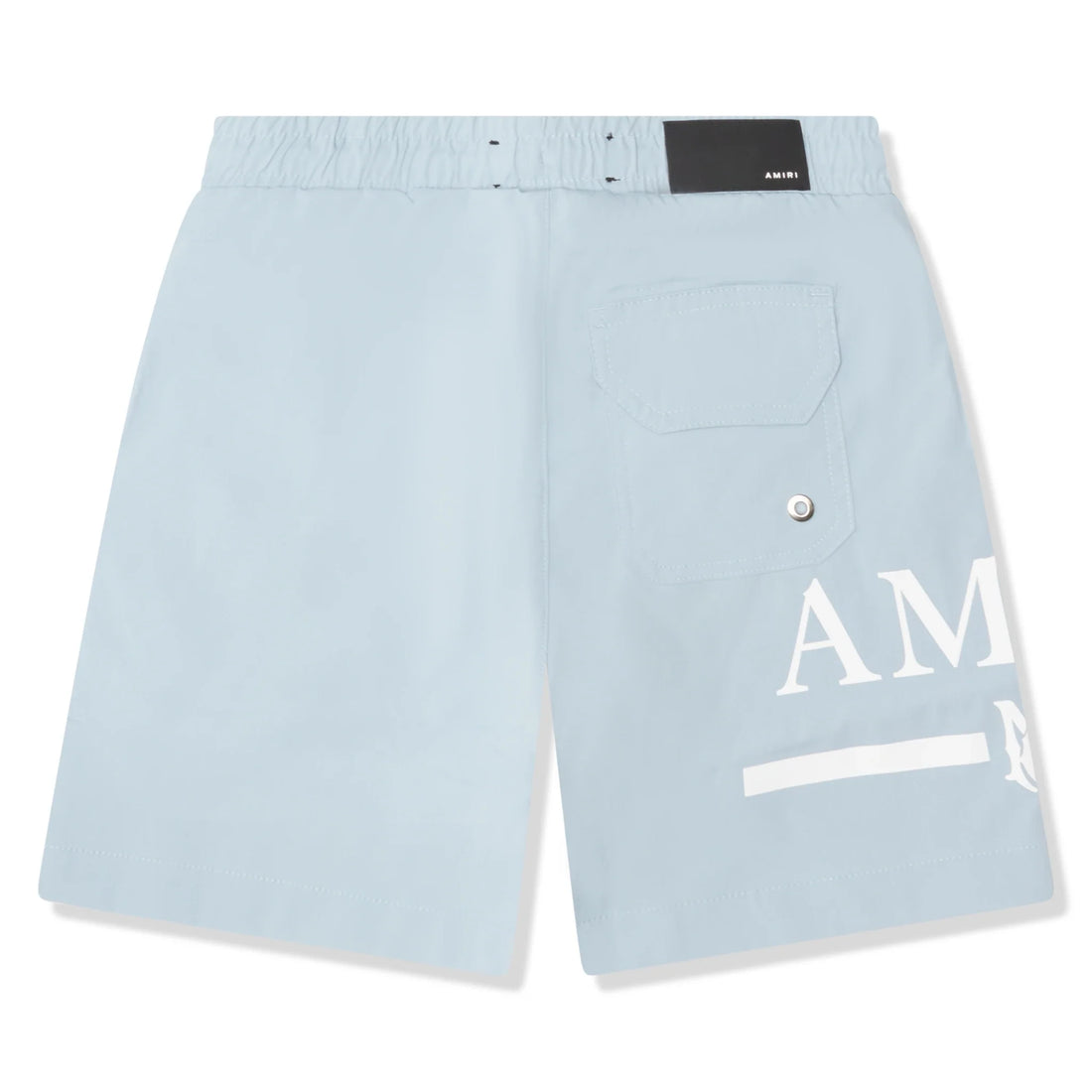 Amiri Kids MA Bar Dusty Blue Swim Trunks