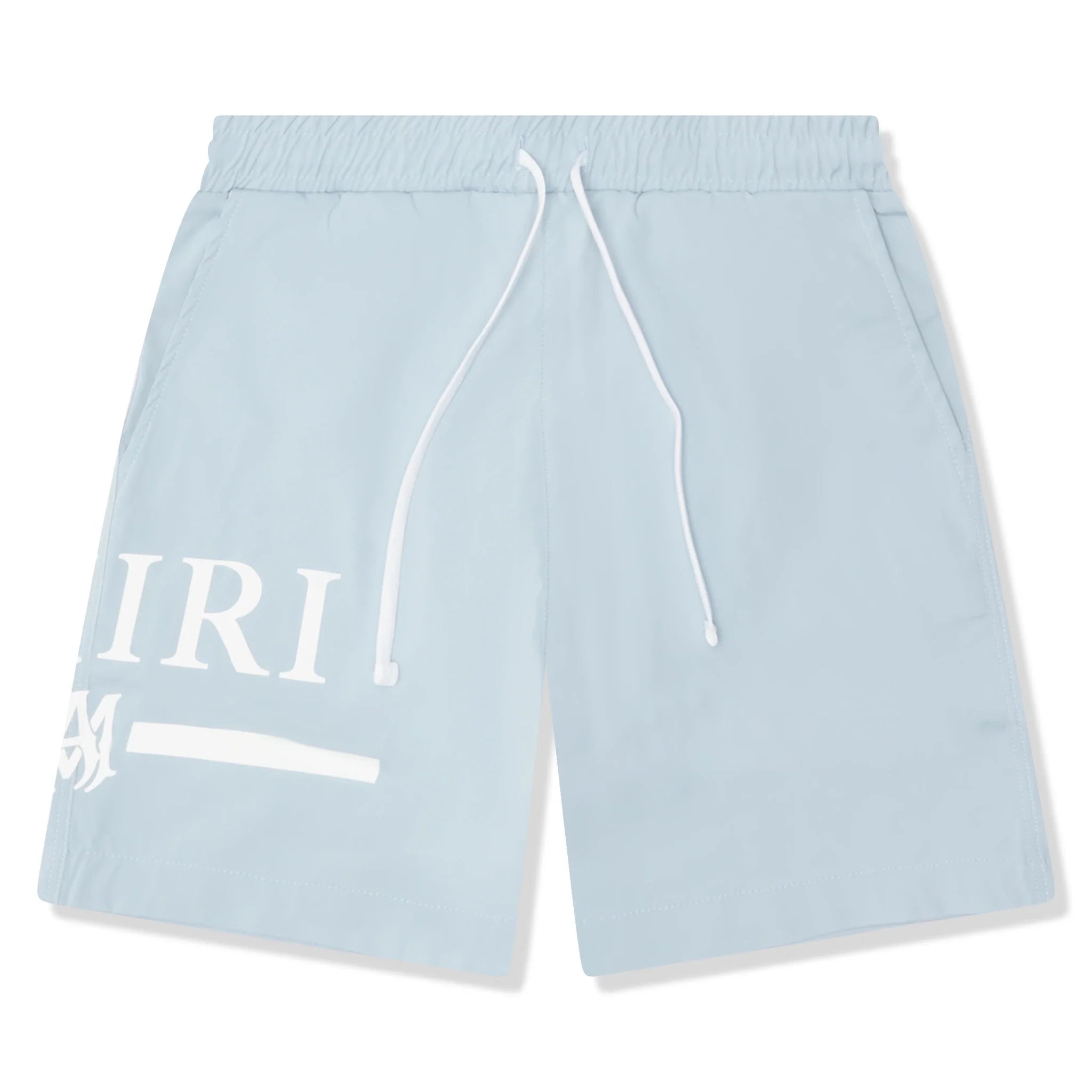 Amiri Kids MA Bar Dusty Blue Swim Trunks