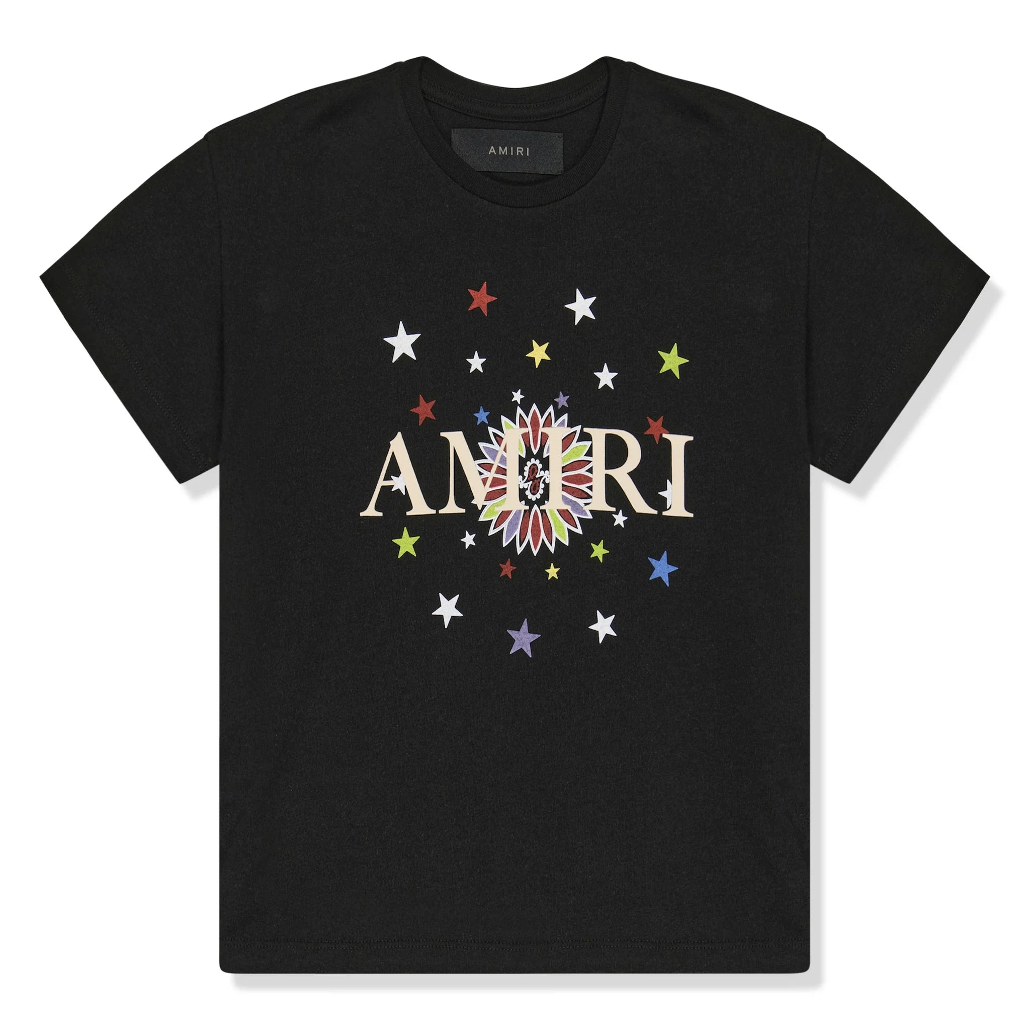 Amiri Kids Star Graphic Black T Shirt