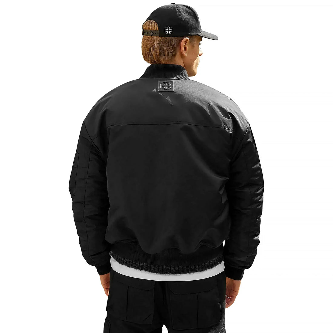 Belier Black Bomber Jacket