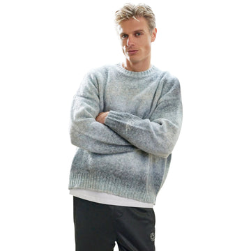 Belier Ice Grey Ombre Knit Sweatshirt