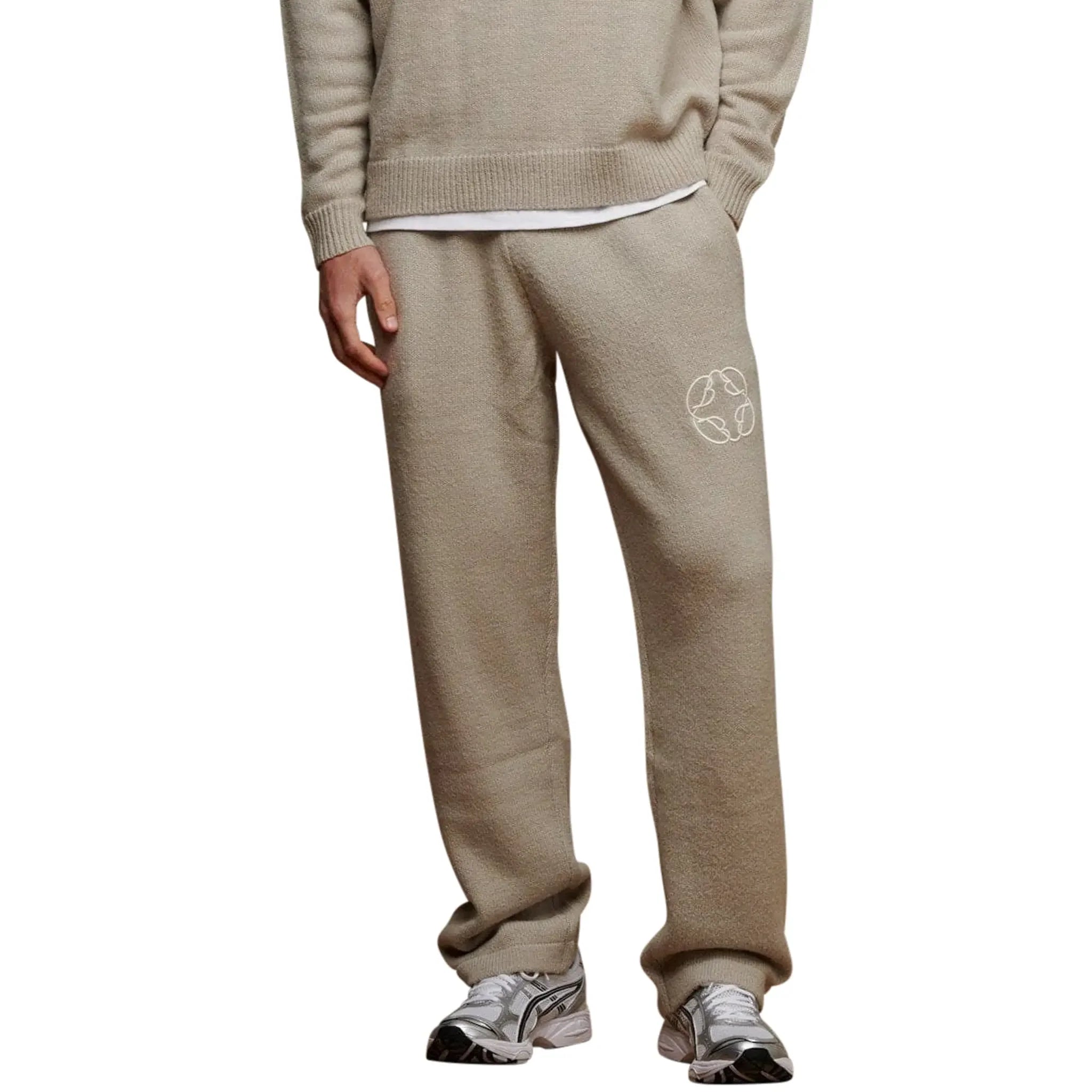 Belier Taupe Mohair Knit Sweatpants