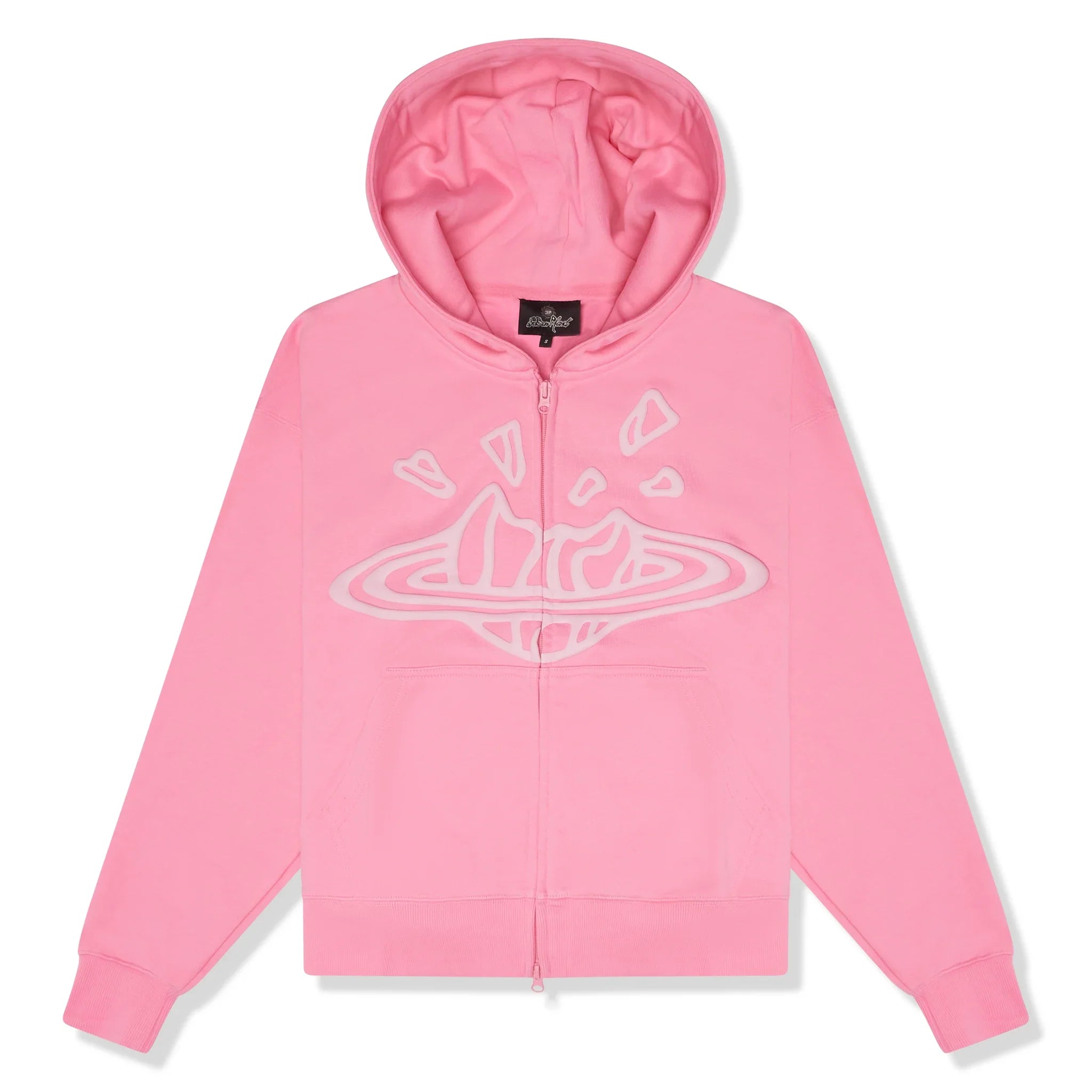 Broken Planet Candy Pink Zip-Up Hoodie