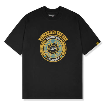 Broken Planet Crest Midnight Black T Shirt