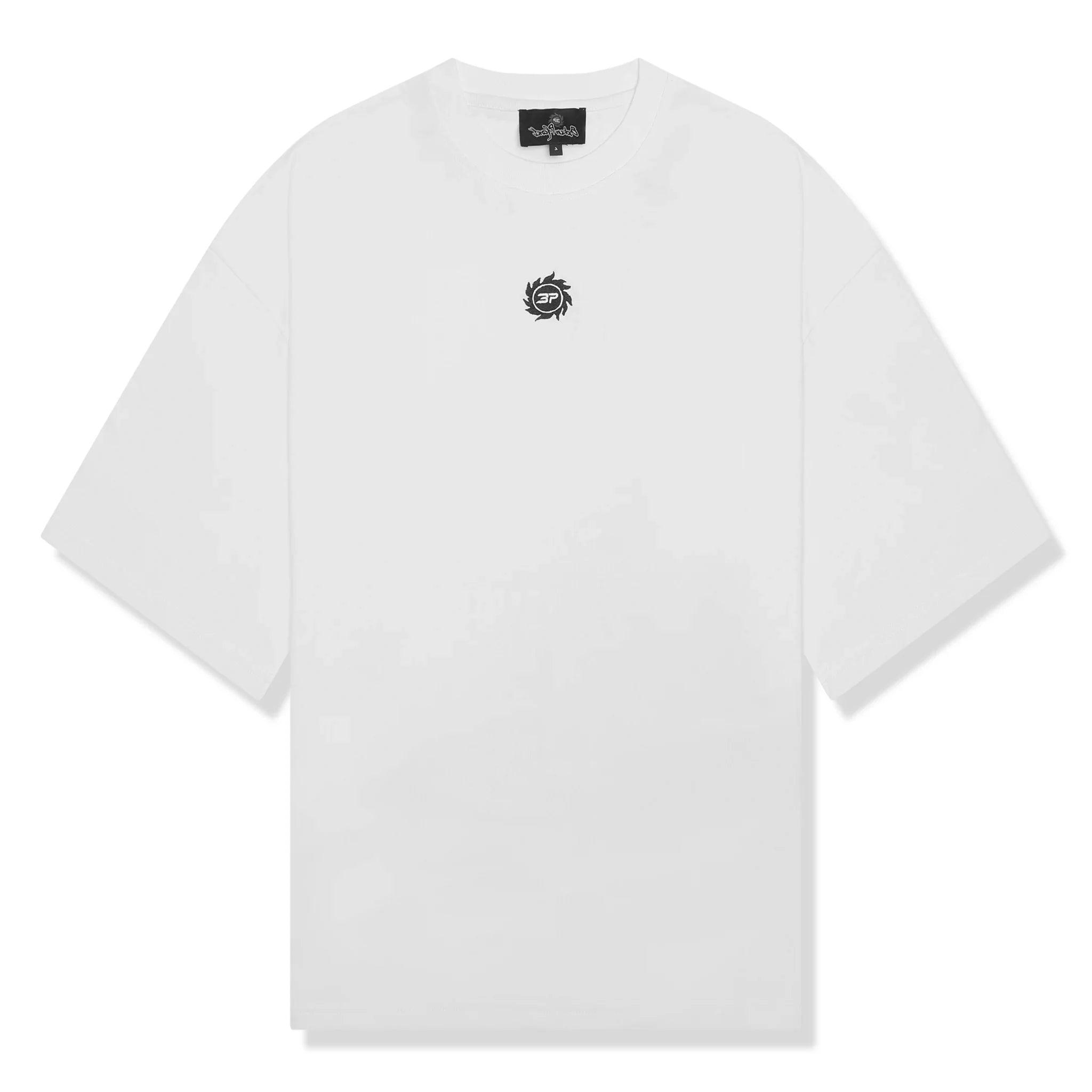 Broken Planet Cropped White T Shirt