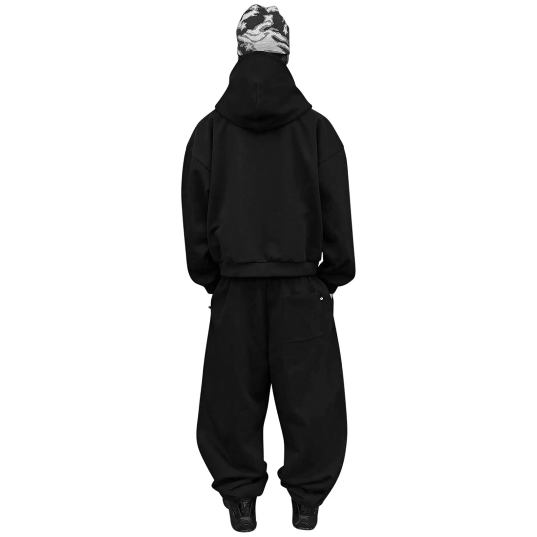 Broken Planet Cuffed Midnight Black Sweatpants