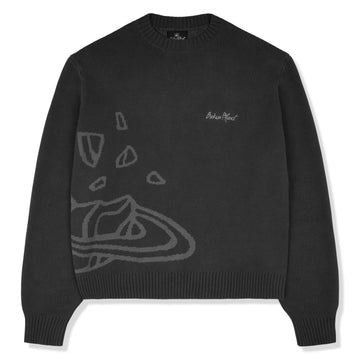 Broken Planet Midnight Black Planet Knit Sweatshirt