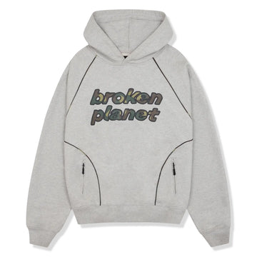 Broken Planet Performance Heather Grey Hoodie