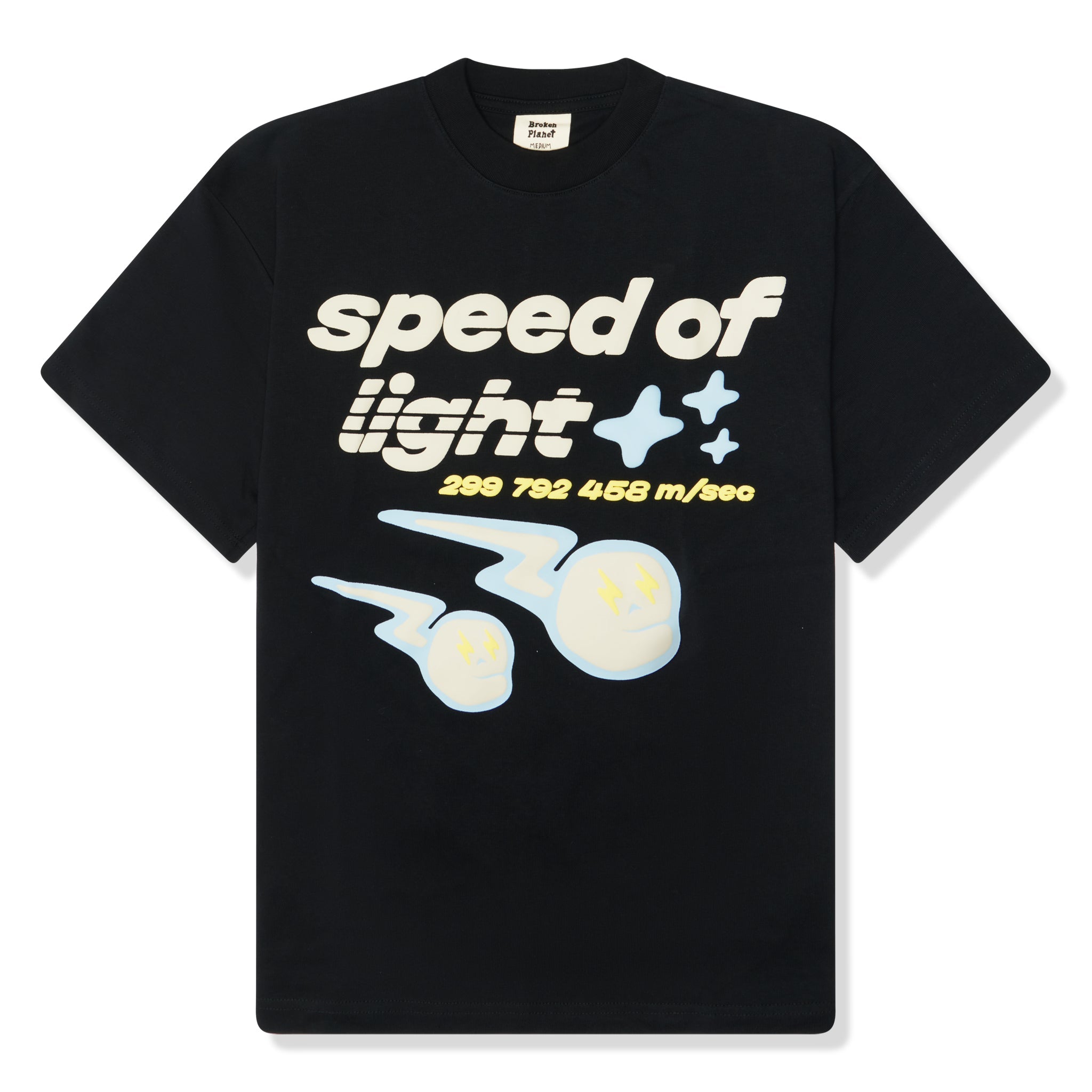 Broken Planet Speed of Light Midnight Black T Shirt