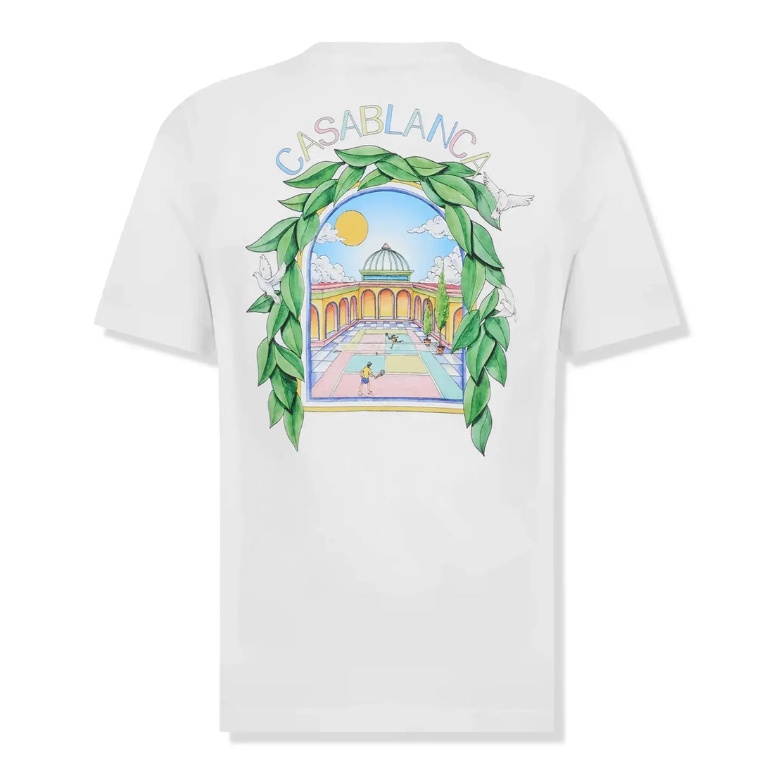 Casablanca Casa Larche Tennis White T Shirt