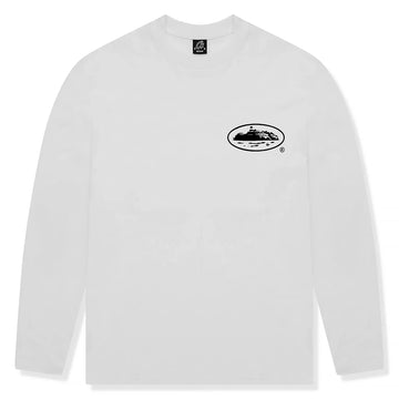 Corteiz OG Island Long Sleeve White T Shirt