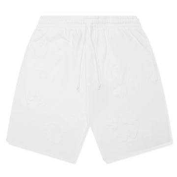 Denim Tears Mono The Cotton Wreath White Shorts