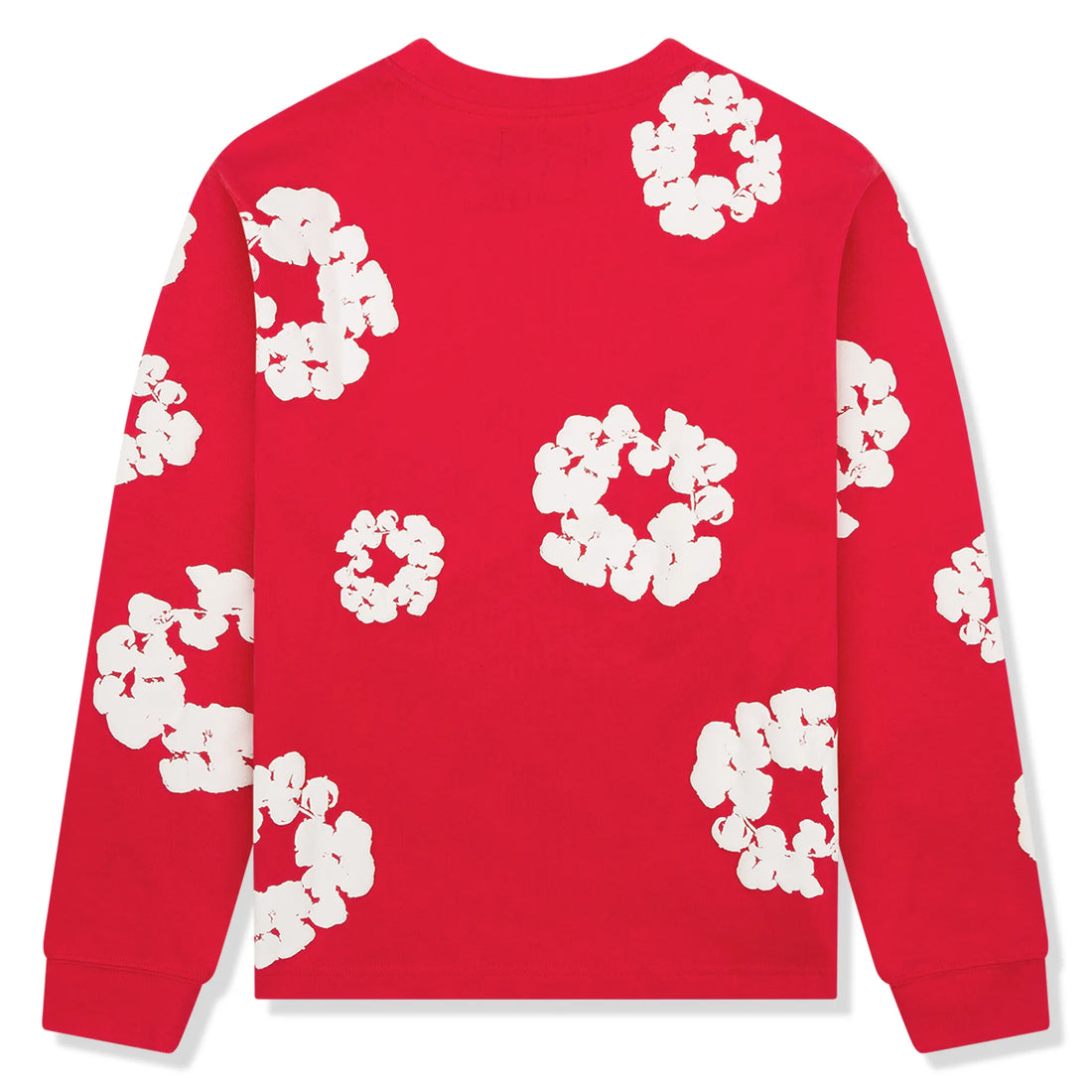 Denim Tears The Cotton Wreath Long-Sleeve Red T Shirt