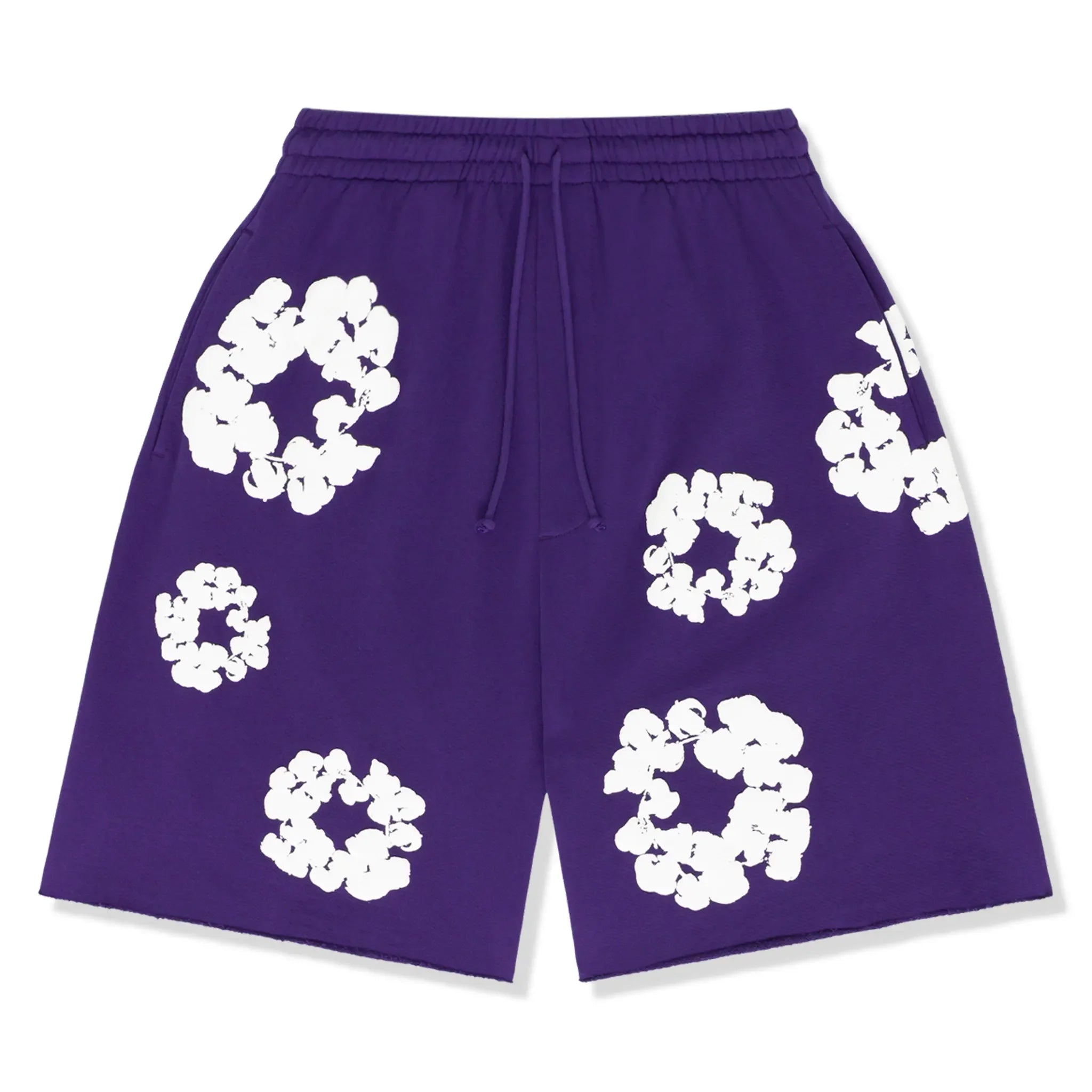 Denim Tears The Cotton Wreath Purple Shorts