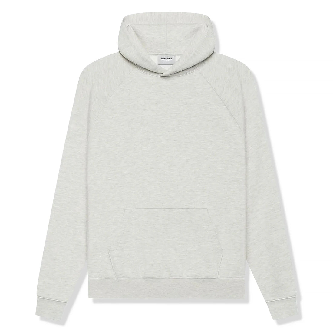 Fear Of God Essentials Reverse Logo Light Heather Oatmeal Hoodie (SS21)