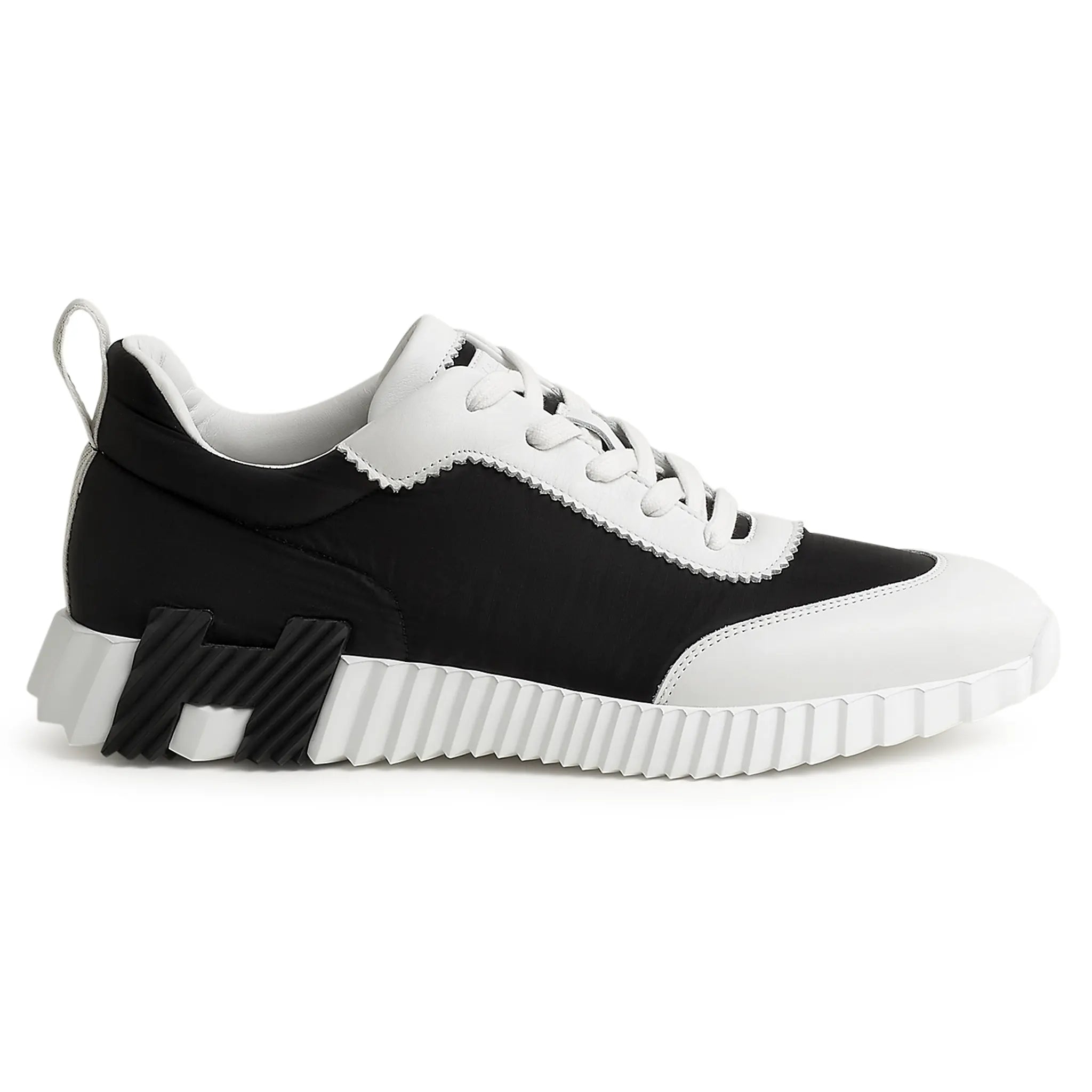 Hermès Paris Ripstop Bouncing Sneaker Black White