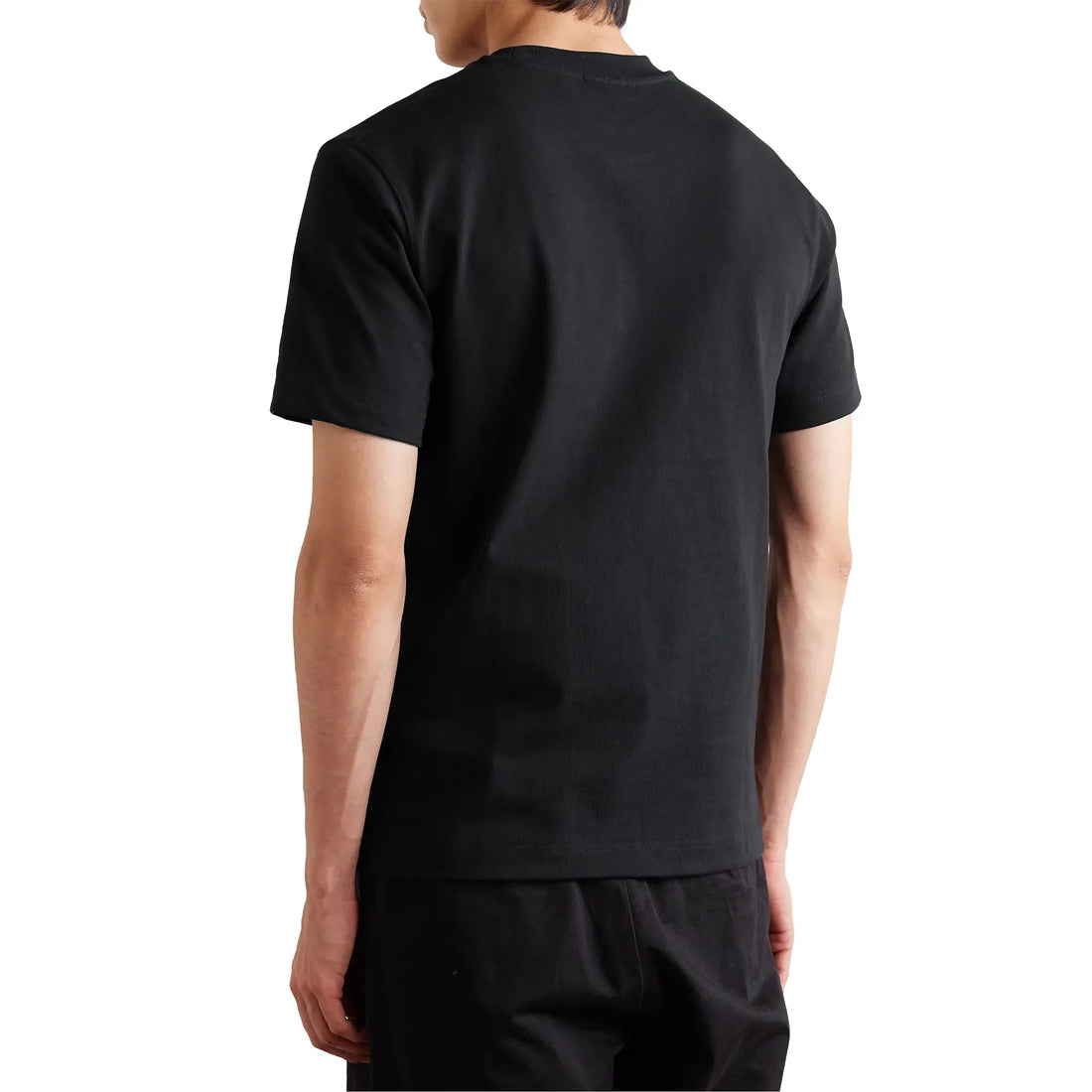 Jacquemus Grosgrain Brand Logo Tab Black T Shirt