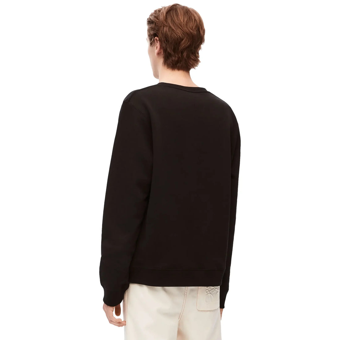 Loewe Anagram Cotton Black Sweatshirt