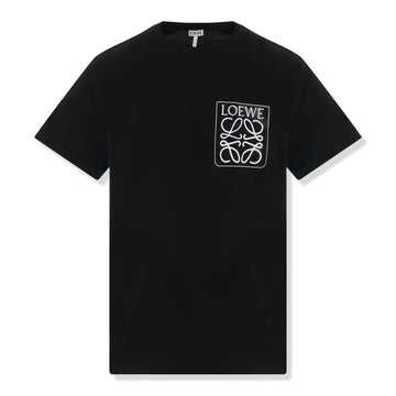 Loewe Anagram Fake Pocket Black T Shirt