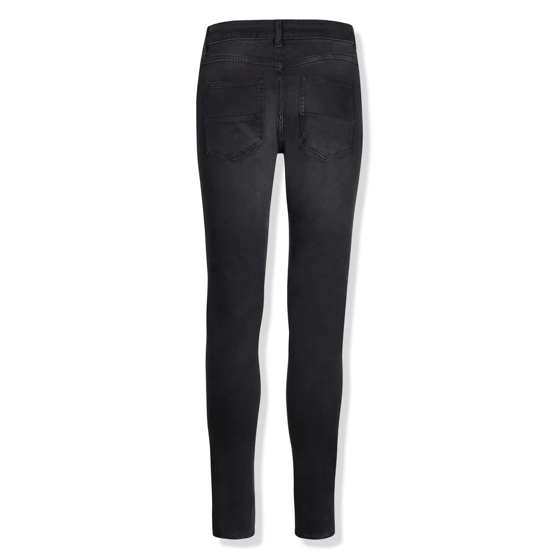 Lusso Destroyed Diamanté Washed Black Denim Jeans