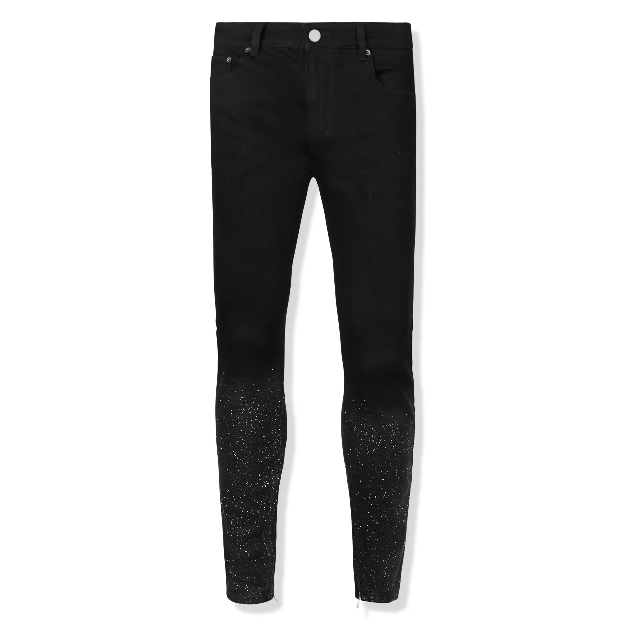 Lusso Sparkled Denim Jet Black Jeans