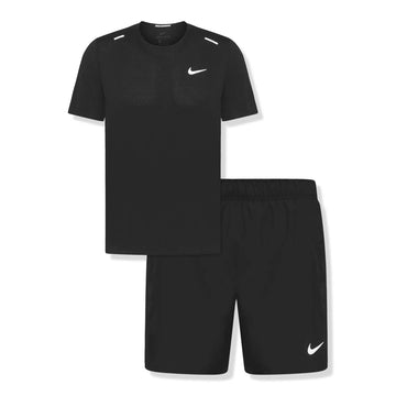 Nike Dri-FIT Black T Shirt & Shorts