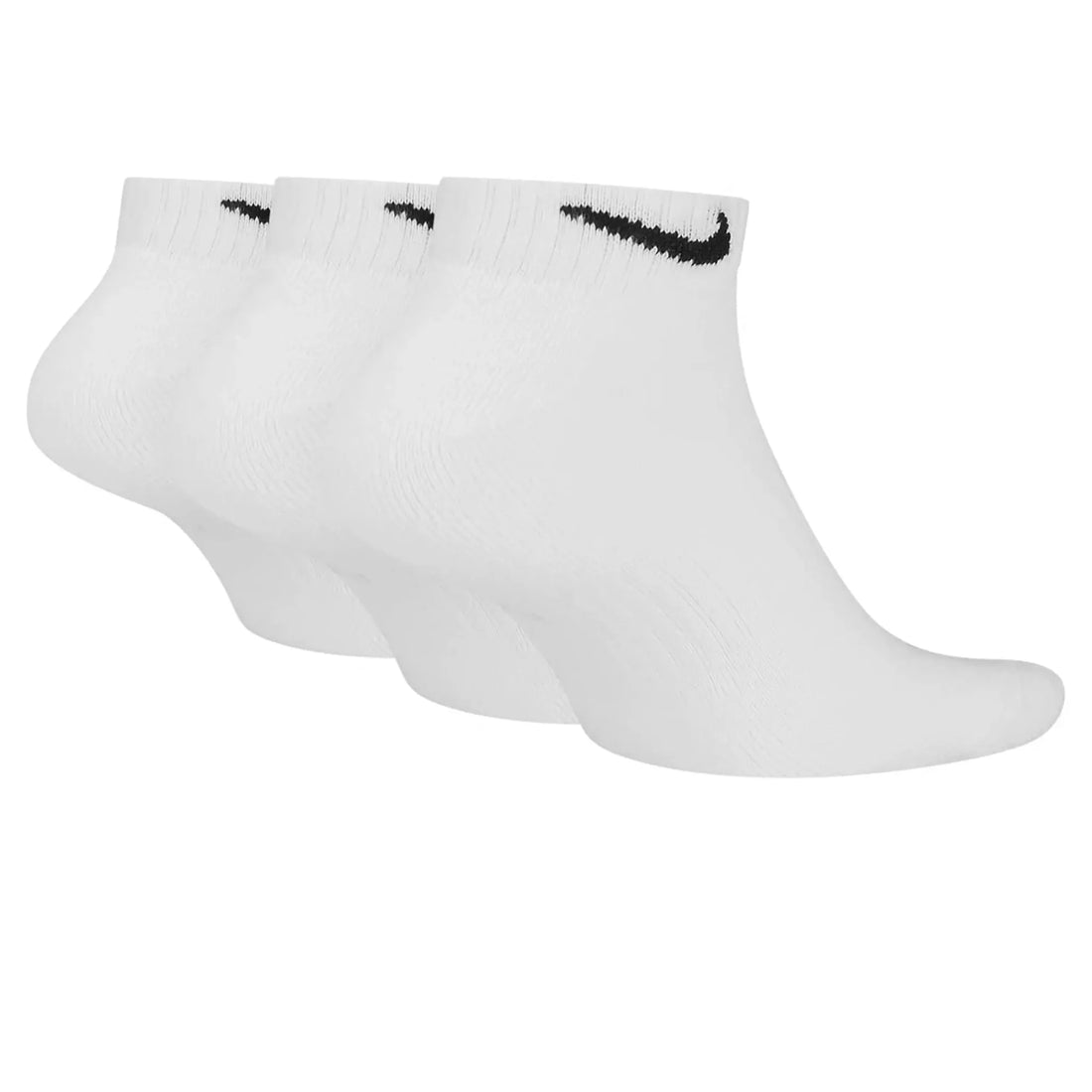 Nike Everyday Cushioned Training Low White Ankle Socks - 3 Pairs