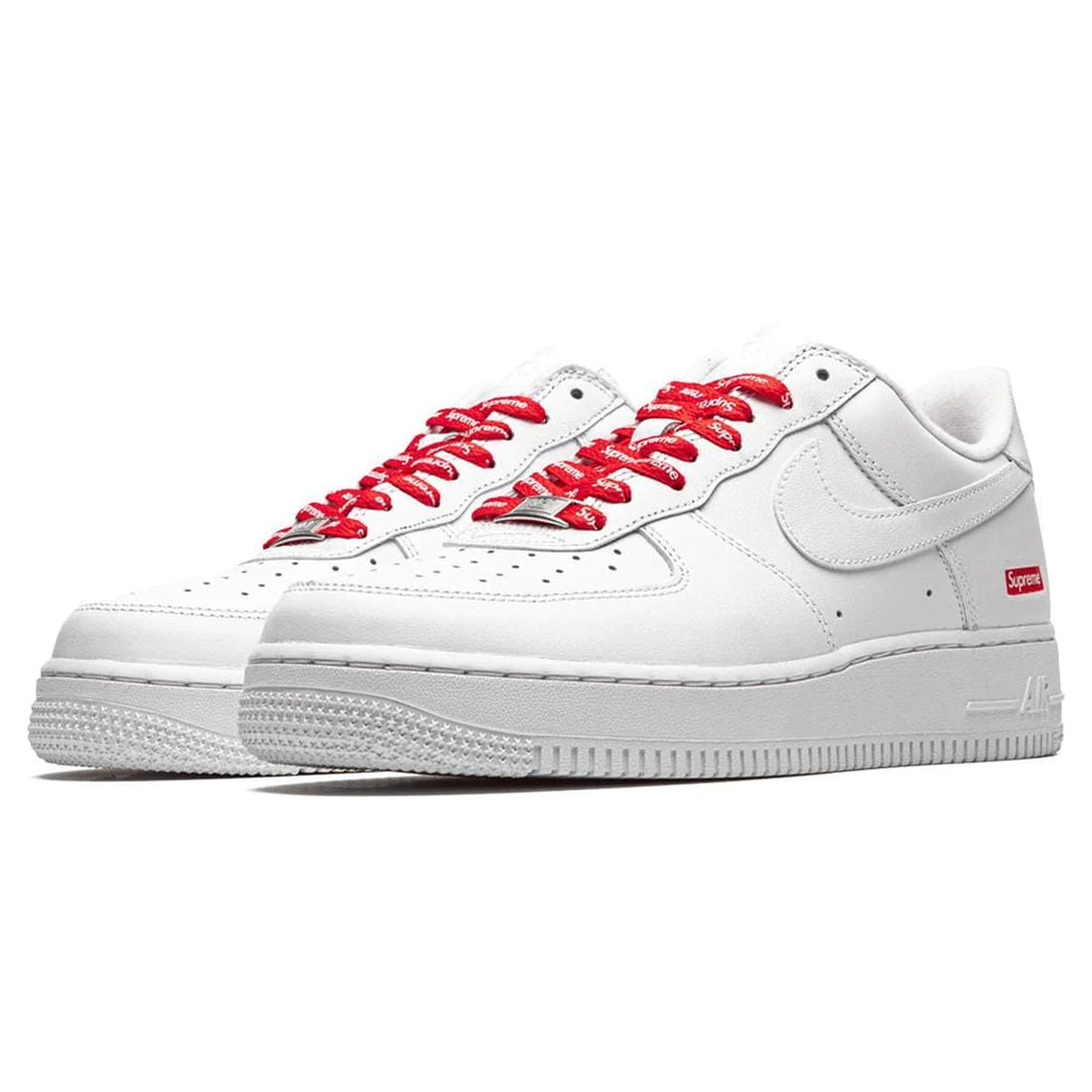 Nike x Supreme Air Force 1 Low White Box Logo