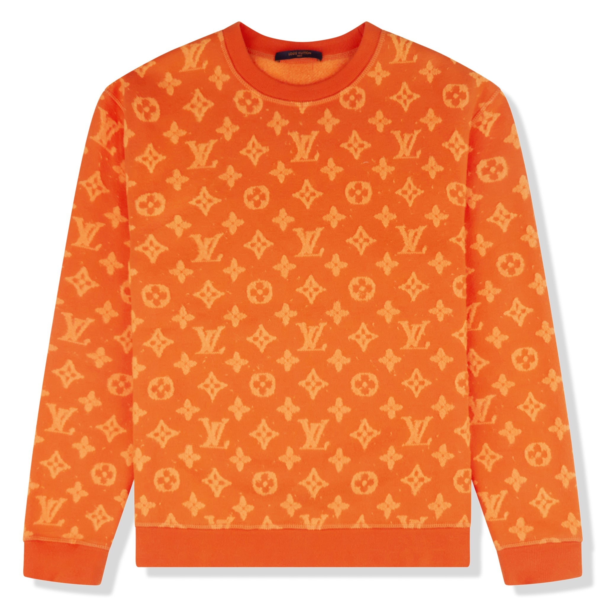 Preloved - Louis Vuitton Monogram Orange Sweatshirt